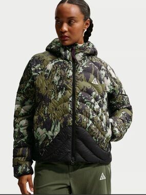 Nike ACG "Lava Flow" Women's Therma-FIT ADV Jacket Mean Green size XL II0925-009